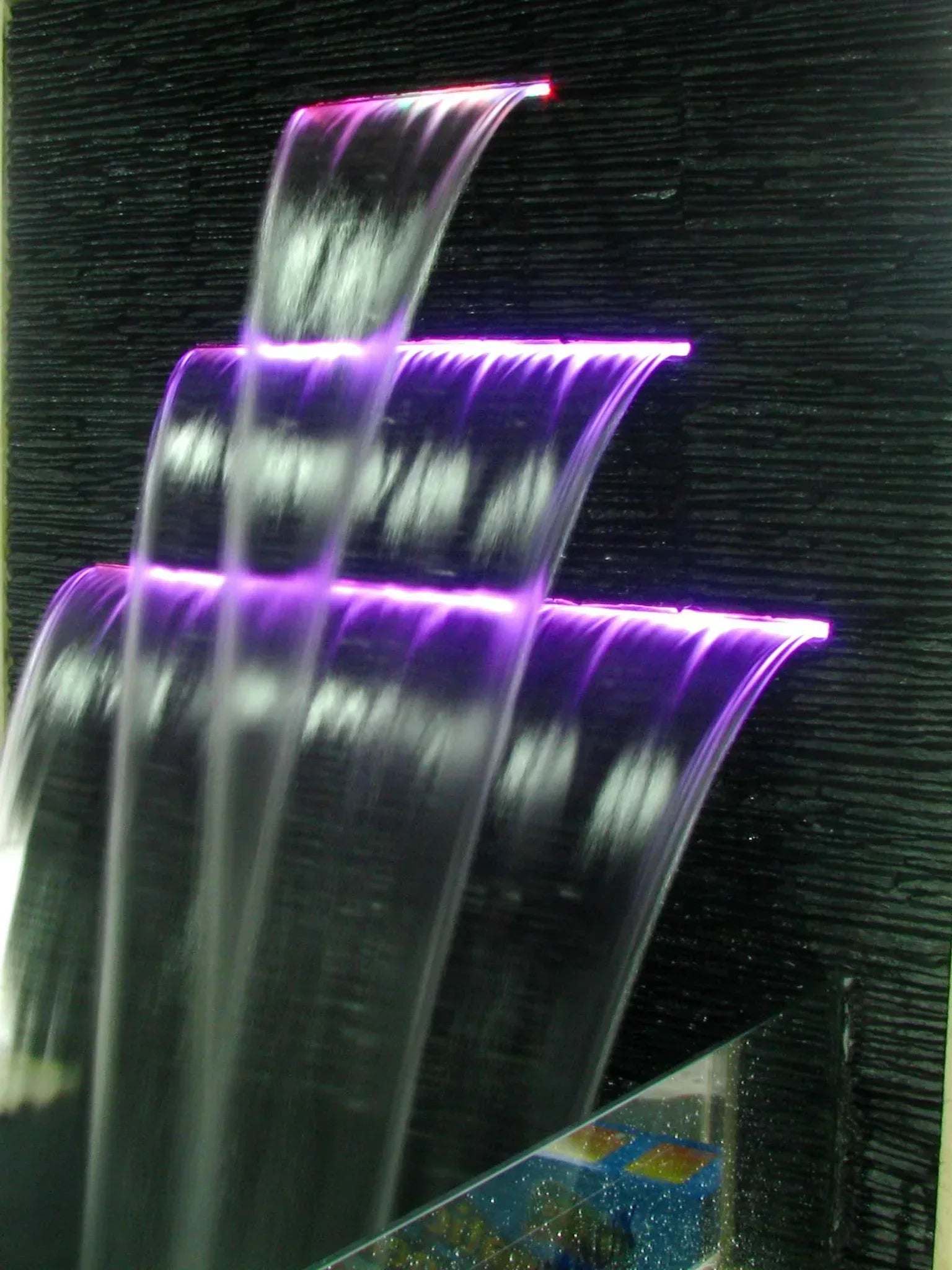 Waterfall with LED 1200mm wide