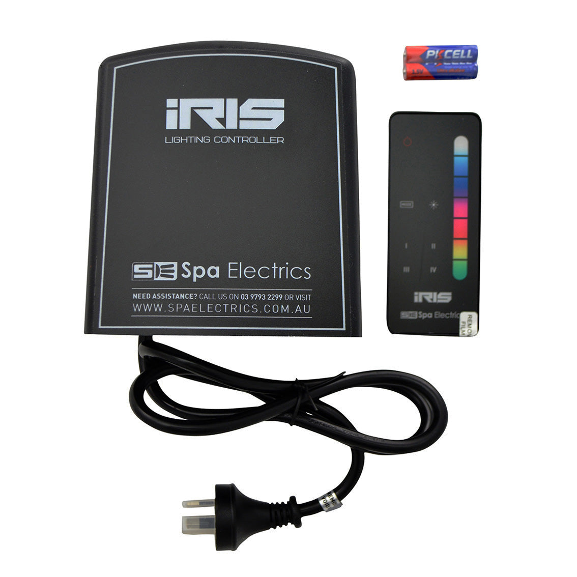 SPA ELECTRICS IRIS CONTROL SYSTEM WITH HANDSET