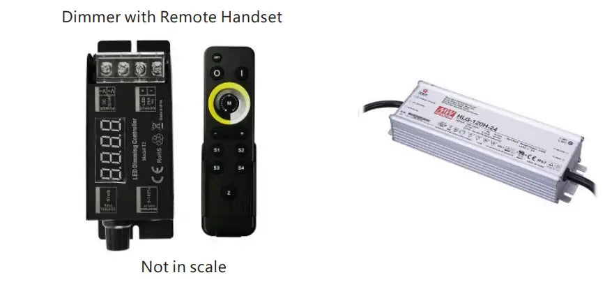LED Dimmer Controller with remote