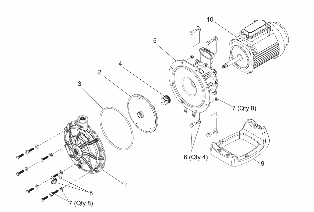 Seal Plate Bracket for Polaris PB4-50 Pump (2012-Present) Seal Plate Bracket for Polaris PB4-50 Pump (2012-Present)