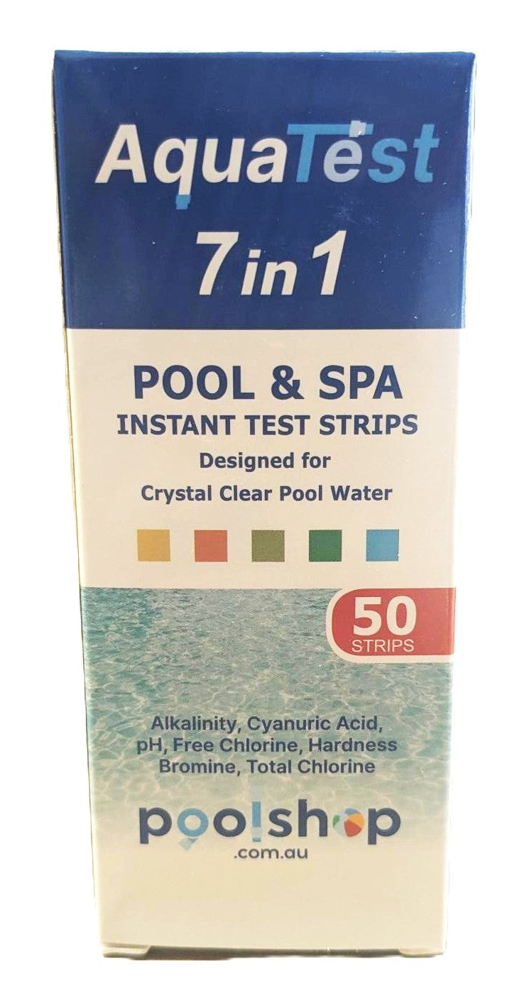 Poolshop AquaTest 7 in 1 Pool Test Strips