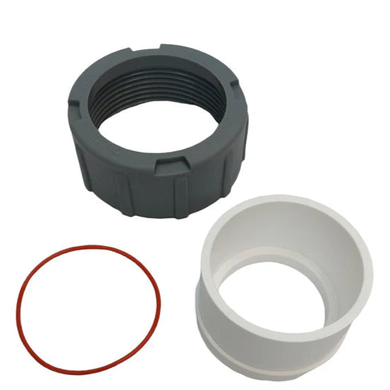 Nut and Tail Union Assembly Including Lock And O-Ring (50mm) - All Insnrg Pumps, Filters, Chlorinators and UV (Ci/Li/Di/Mi/Qi/Xi/Si/Ni/Vi/Ri/UVi) [152001]