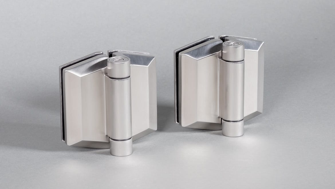 Polaris 155 Retrofit Soft Close Glass Gate Hinges