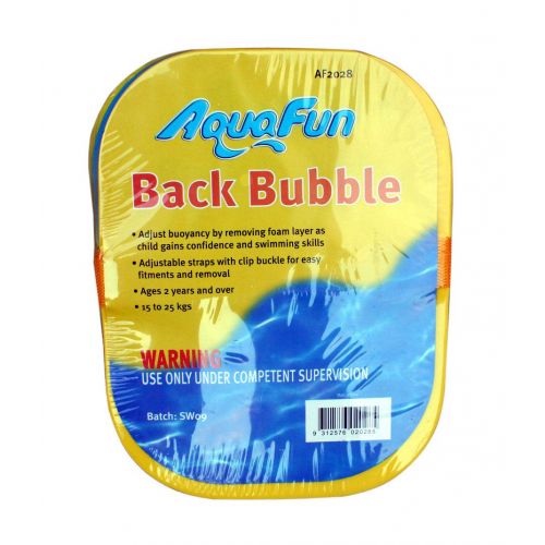 AquaFun Back Bubble Toddler Float - Swimming Pool Float / Toy