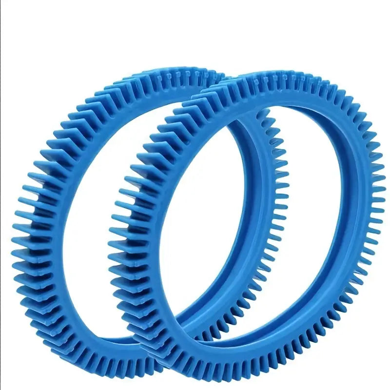 The Pool Cleaner , Hayward XL Cleaner Blue Tyre 2 Pack - Without Hump - Aftermarket Suits AquaNaut, Swimclear ATV
