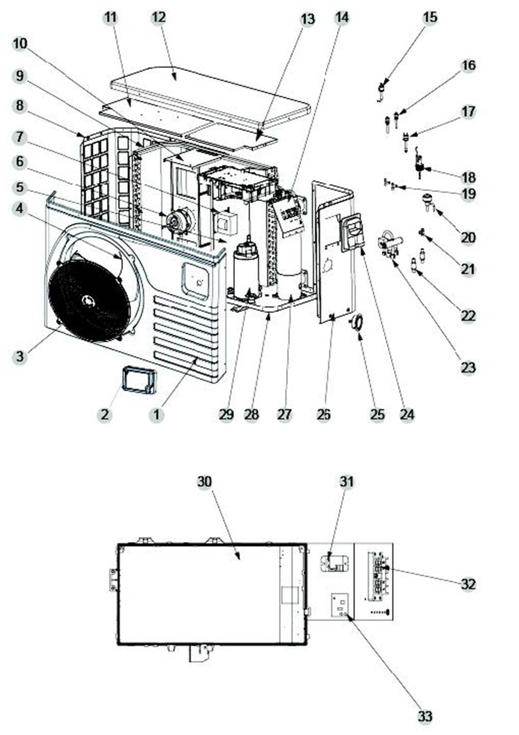 TITANIUM TUBE HEAT EXCHANGER - Astral Pool