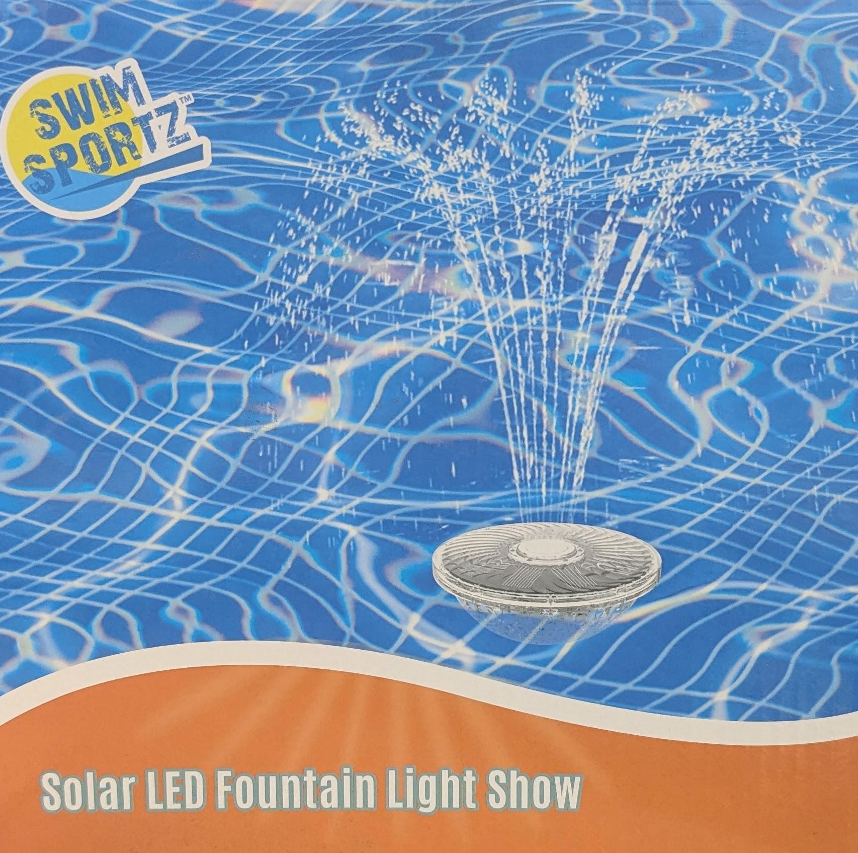 SwimSportz Solar LED Fountain Light Show