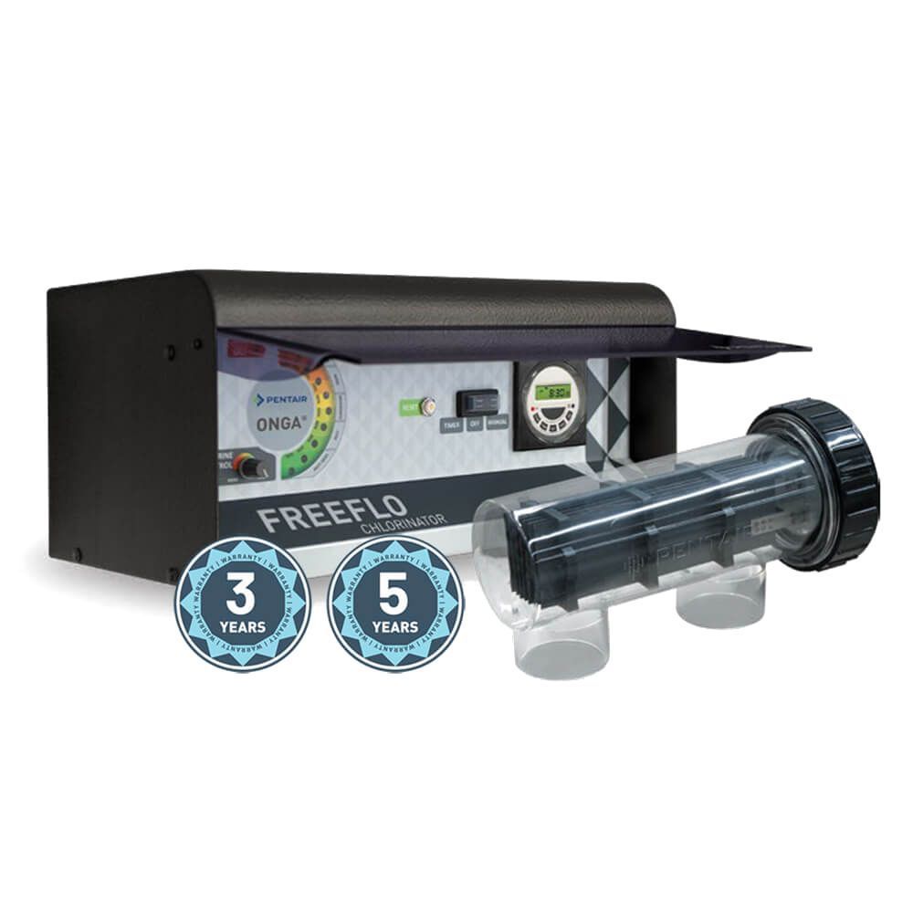 Onga FreeFlo Salt Water Chlorinator 35g/hr Dual Outlet