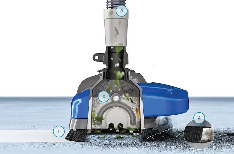 Onga/Pentair Great White II Pool Cleaner for In Ground Pools - Wall Climber