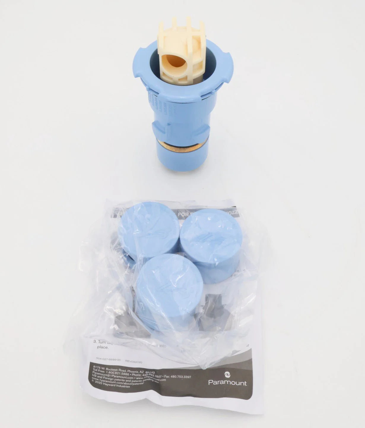 Paramount Pcc Module Paramount PCC 2000 In-Floor Cleaning Step Nozzle - Light Blue