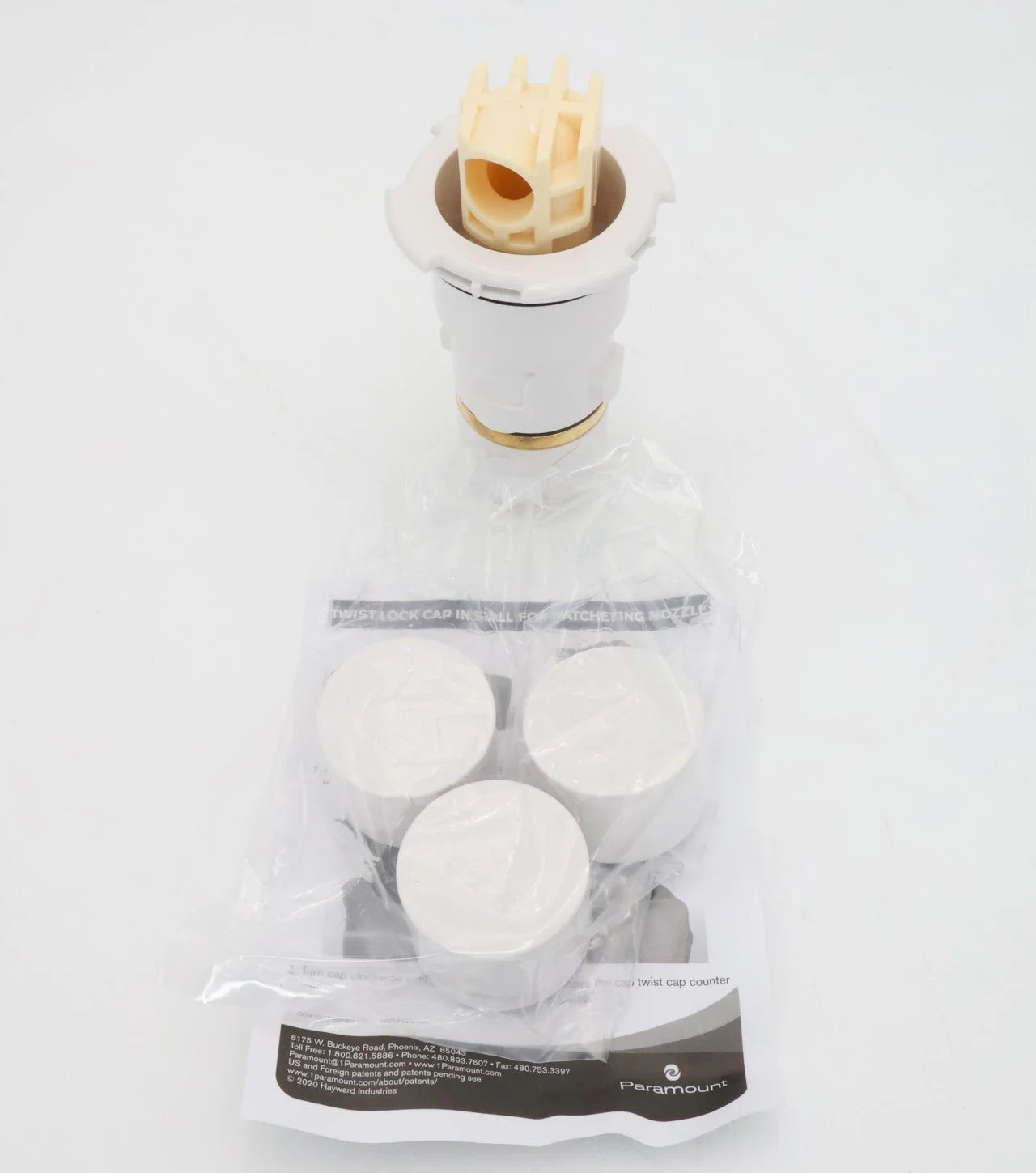 Paramount PCC 2000 In-Floor Cleaning Step Nozzle - White