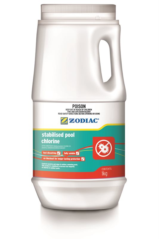 Zodiac Stabilised Pool Chlorine 1kg