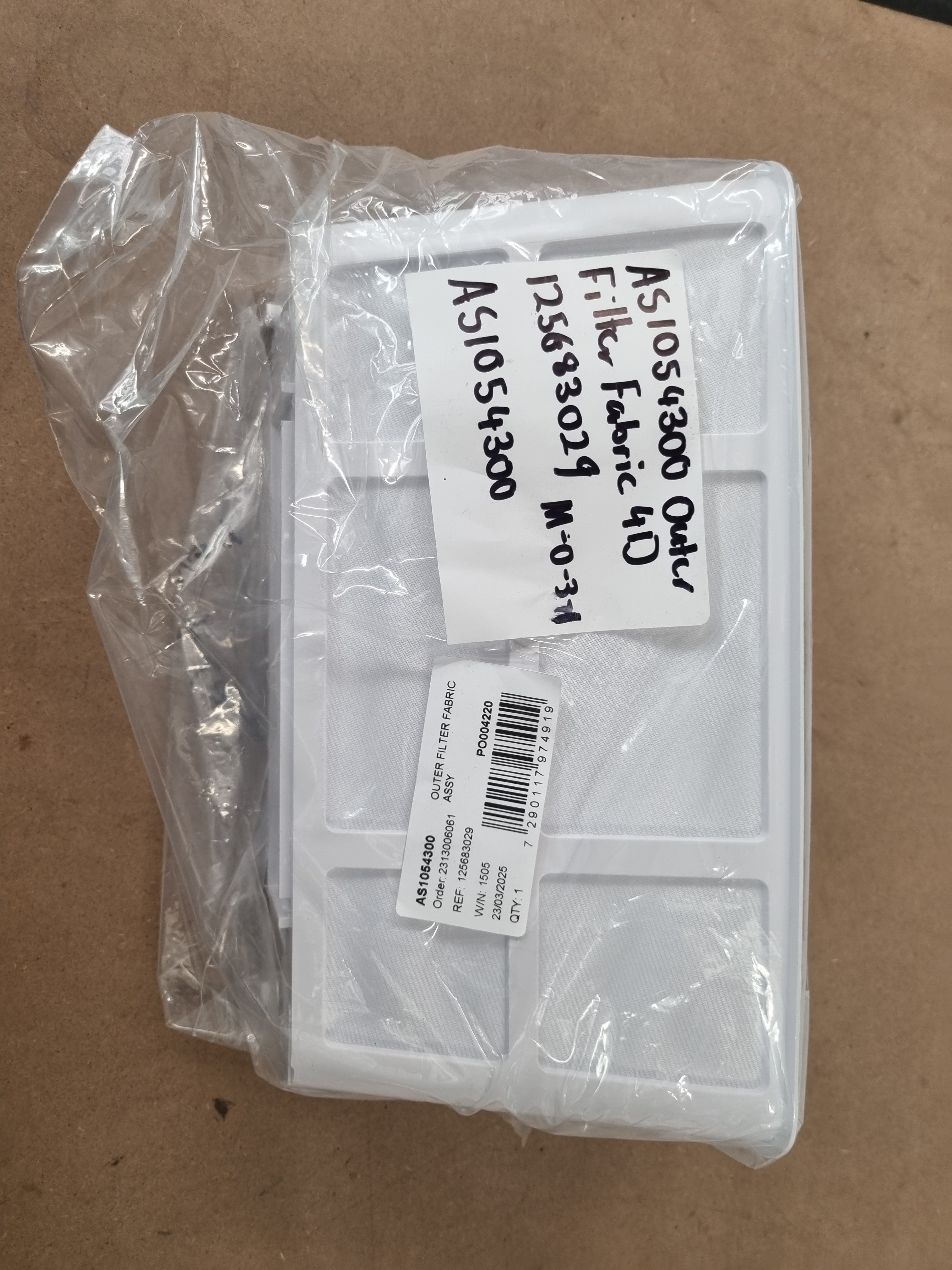 AS1054300 OUTER FILTER FABRIC 4D (125683029)