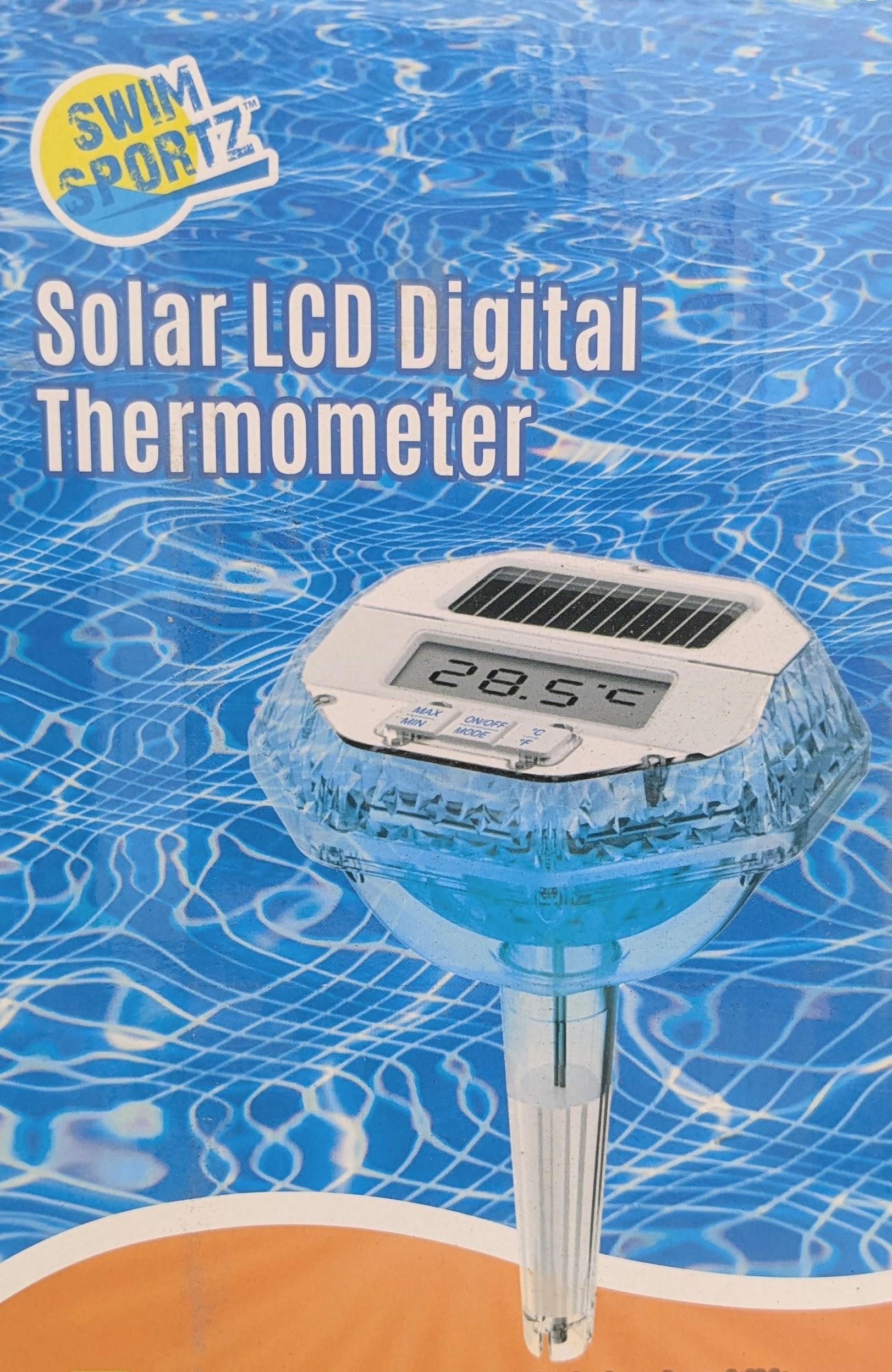 Digital Thermometer - Solar LCD