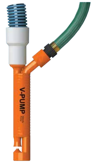 Submersible V pump / Slurpy - Garden Hose Powered - Venturi Pump