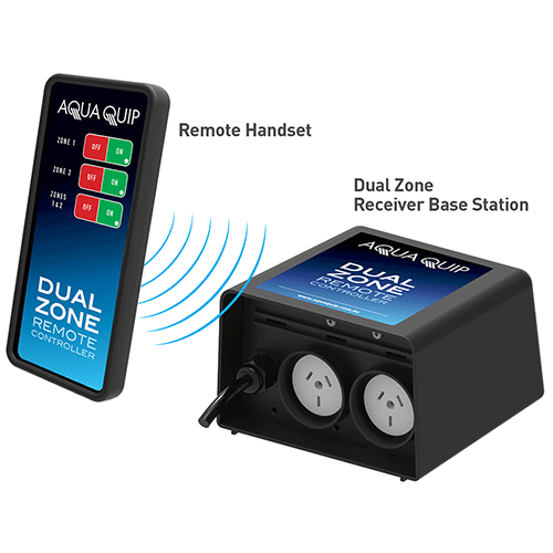 Aquaquip Dual Zone Remote Control System inc. Handset – Pool Shop Australia