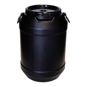 Black Plastic Drum 60L - Poolshop.com.au