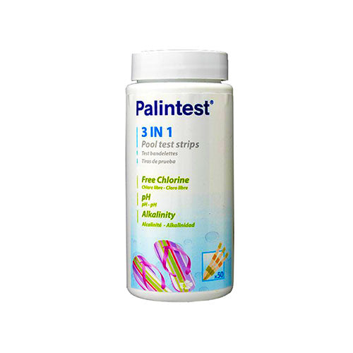 Palintest 3 in 1 Test Strips - Poolshop.com.au
